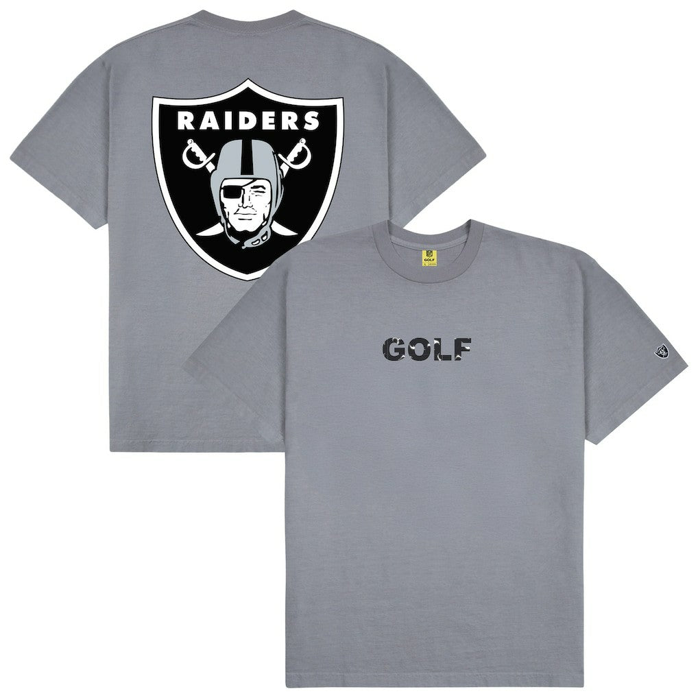 Las Vegas Raiders GOLF WANG Motto T-Shirt - Silver discount