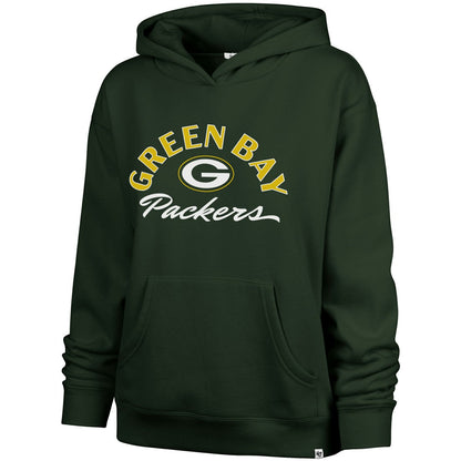 Green Bay Packers '47 Women's Whirlwind Naomi Pullover Hoodie - Green on sale