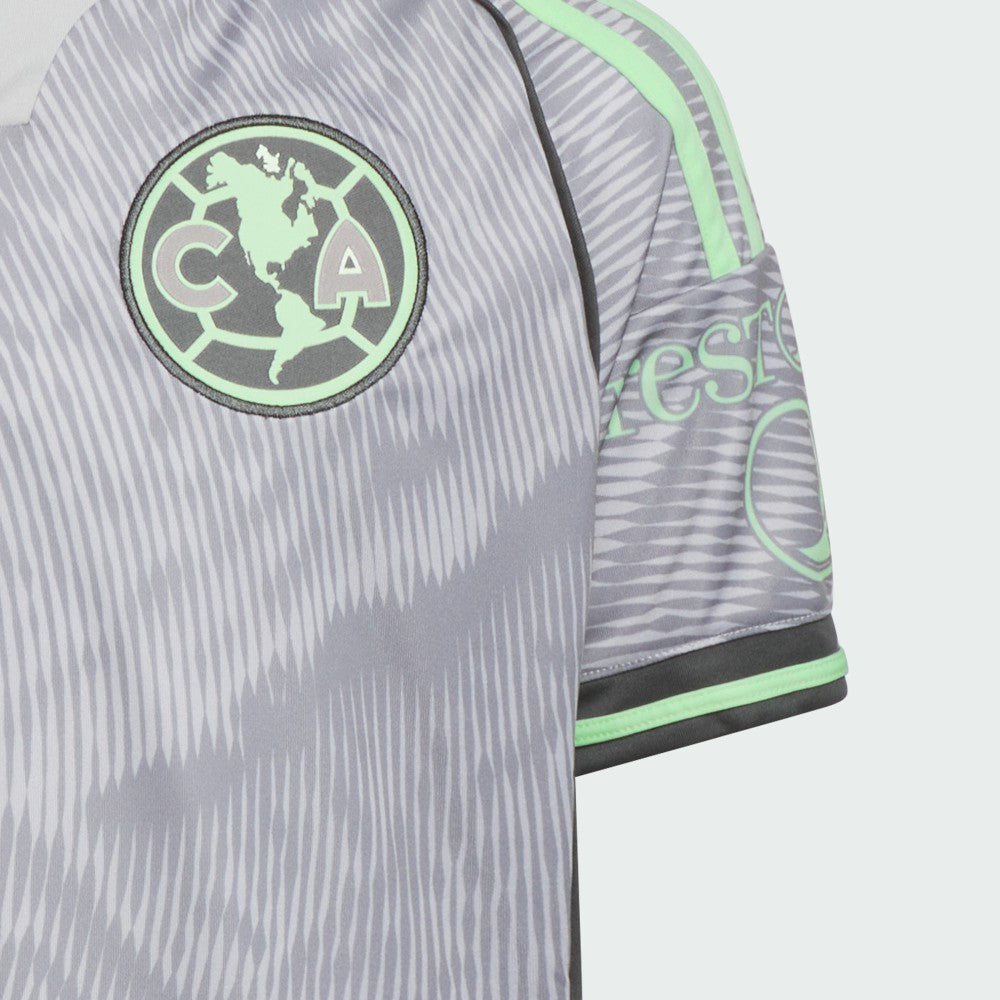 Club America Youth 2025 Third Replica Jersey - Gray | Adidas discount
