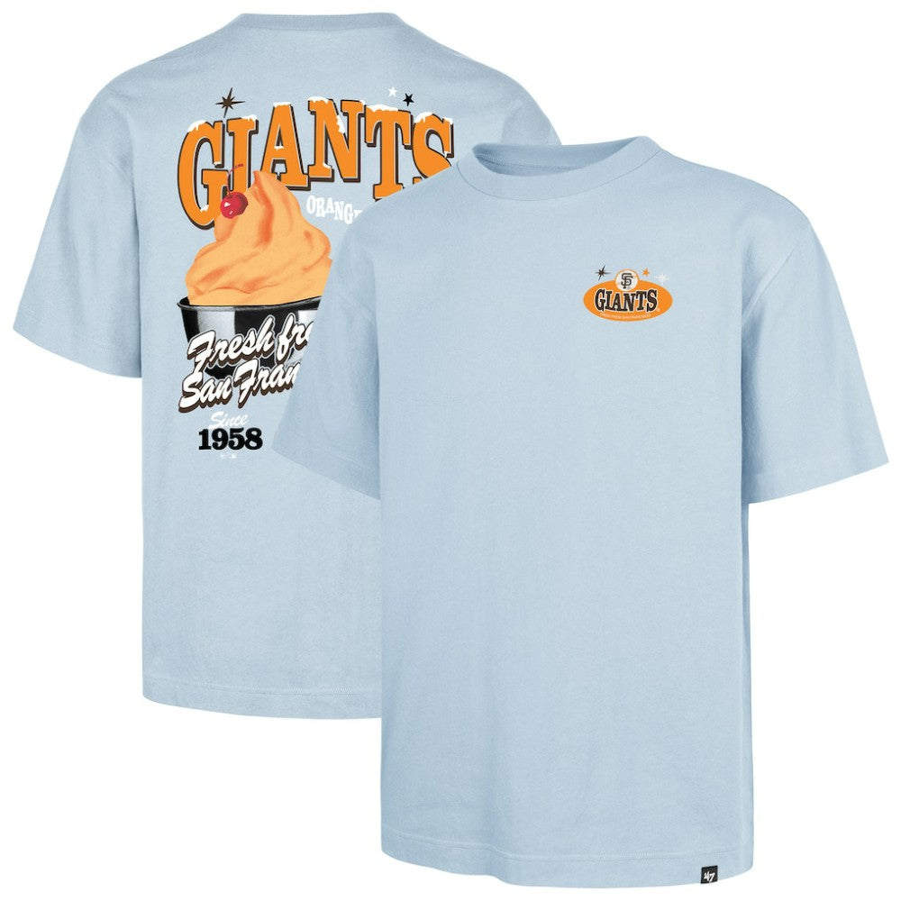 San Francisco Giants Ice Cream Parlor Foundation T-Shirt - Light Blue | 47 brand