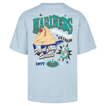 Seattle Mariners Ice Cream Parlor Foundation T-Shirt - Light Blue | 47 brand