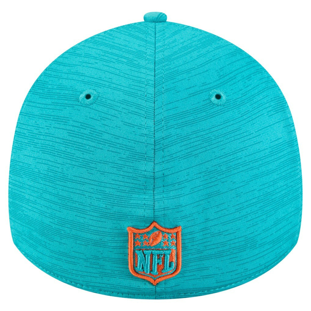 Miami Dolphins New Era Stripes 39THIRTY Flex Hat - Aqua for sale