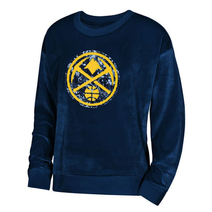 Denver Nuggets Outerstuff Youth Girls Step Back Sweatshirt sale - Navy online