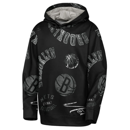 Brooklyn Nets Outerstuff Youth Moving Violation Hoodie - Black online