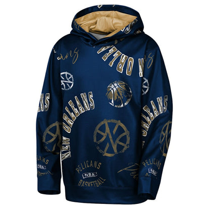 New Orleans Pelicans Outerstuff Youth Moving Violation Hoodie - Navy cheap