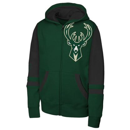 Milwaukee Bucks Outerstuff Youth Straight to the League Full-Zip Hoodie - Hunter Green online