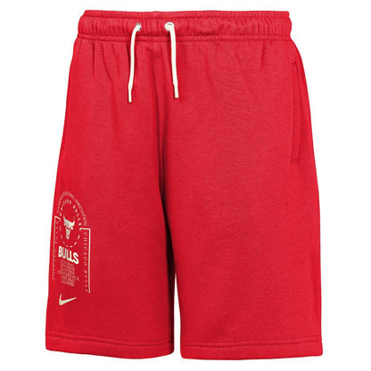 Chicago Bulls Youth Courtside Club Fleece Shorts - Red | Nike cheap