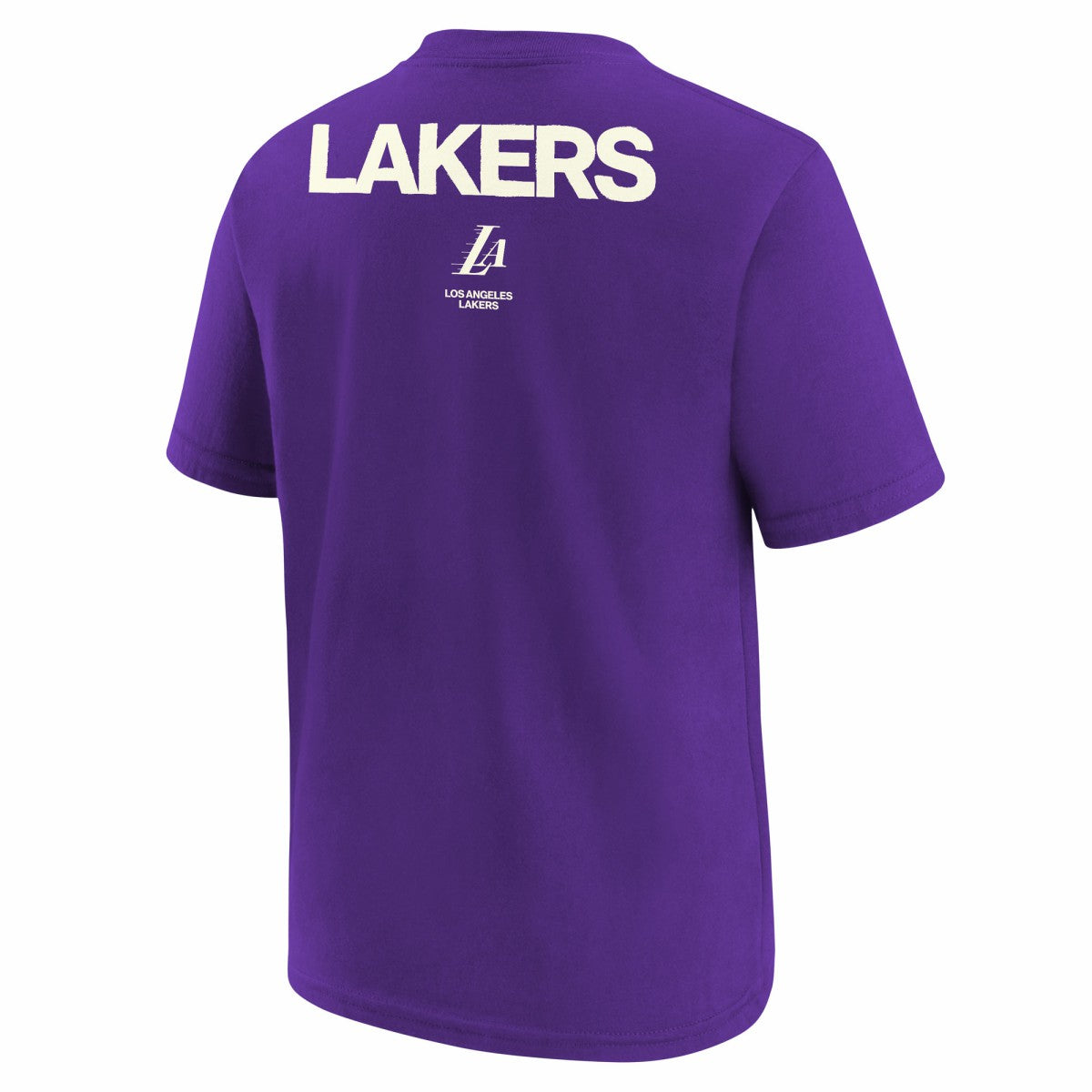 Los Angeles Lakers Jordan Brand Youth Courtside Statement 85 T-Shirt - Purple discount