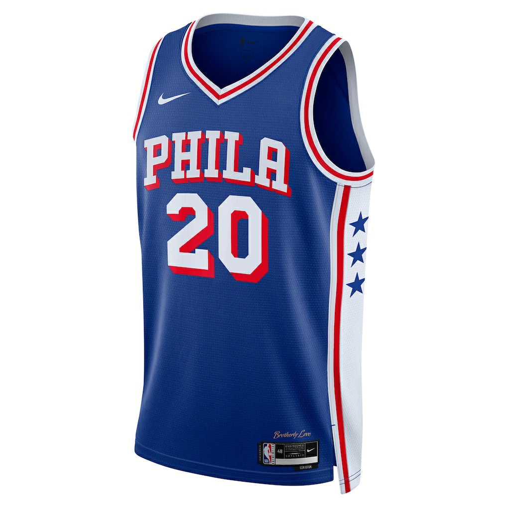 Jared McCain Philadelphia 76ers Swingman Jersey - Icon Edition - Royal | Nike outlet