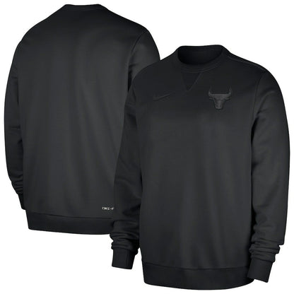 Chicago Bulls Authentic Standard Issue Travel Dri-FIT Sweatshirt - Black | Nike shop