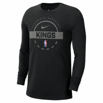 Sacramento Kings Authentic Long Sleeve Practice T-Shirt - Black | Nike discount