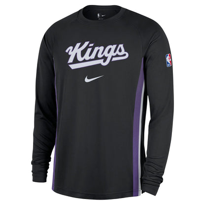 Sacramento Kings 2025/26 Authentic Pre-Game Legend Dri-FIT Long Sleeve Shooting Shirt - Black | Nike for sale