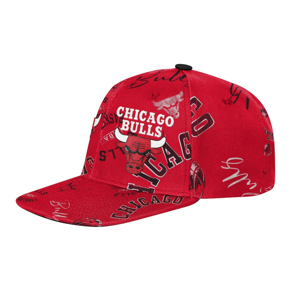 Chicago Bulls Outerstuff Youth Street Hooper Allover Print Snapback Hat - Red discount