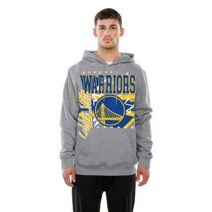Golden State Warriors Injection Sport Classics Fleece Hoodie - Heather Gray | New Era discount