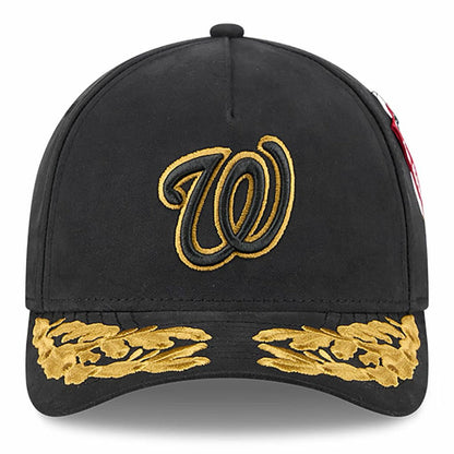 Washington Nationals x Alpha Industries A-Frame 9FORTY Adjustable Hat - Black | New Era
