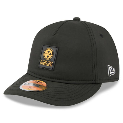 Pittsburgh Steelers New Era 2025 Sideline Retro Crown 59FIFTY Fitted Hat - Black discount