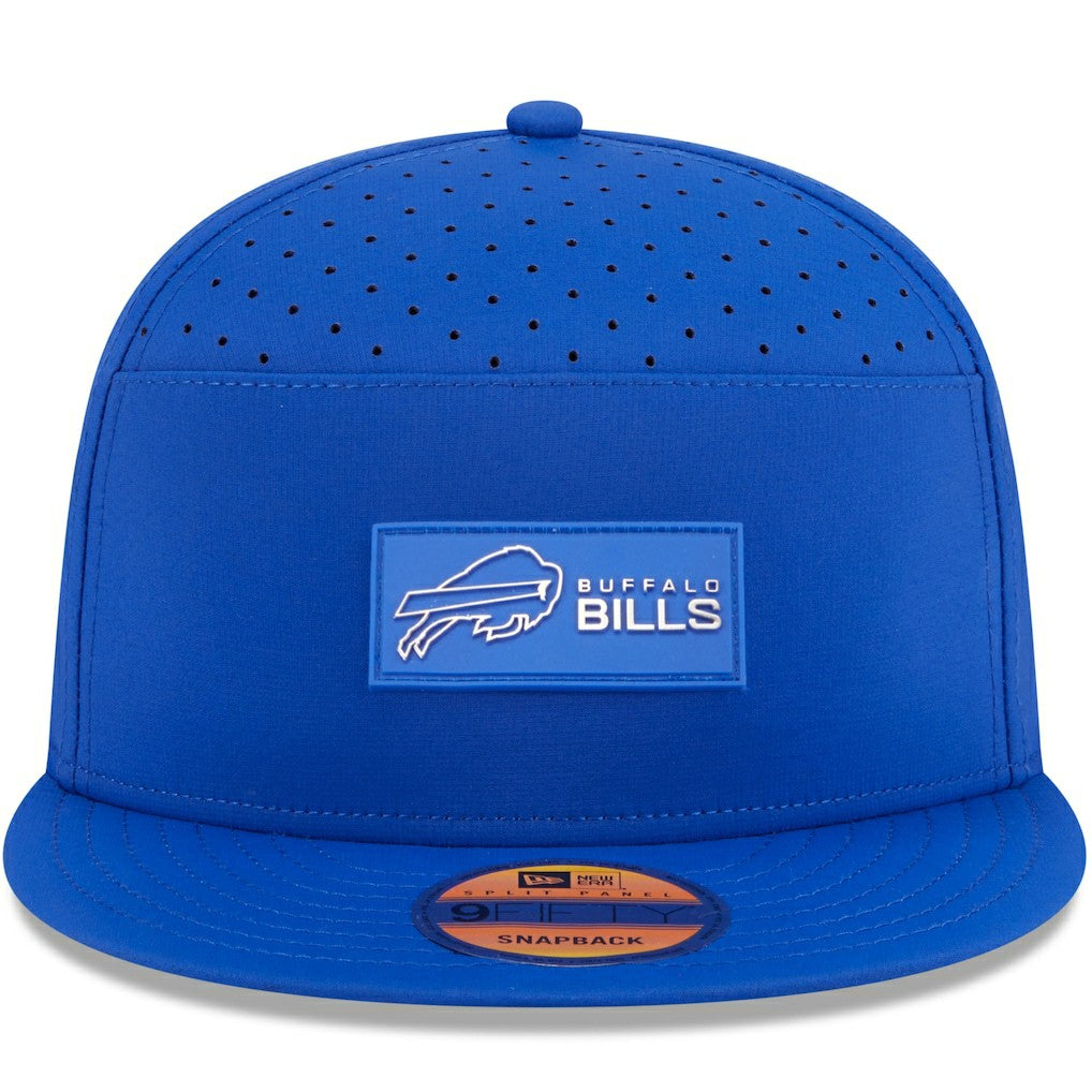 Buffalo Bills New Era 2025 Sideline Split Panel 9FIFTY Snapback Hat - Royal sale