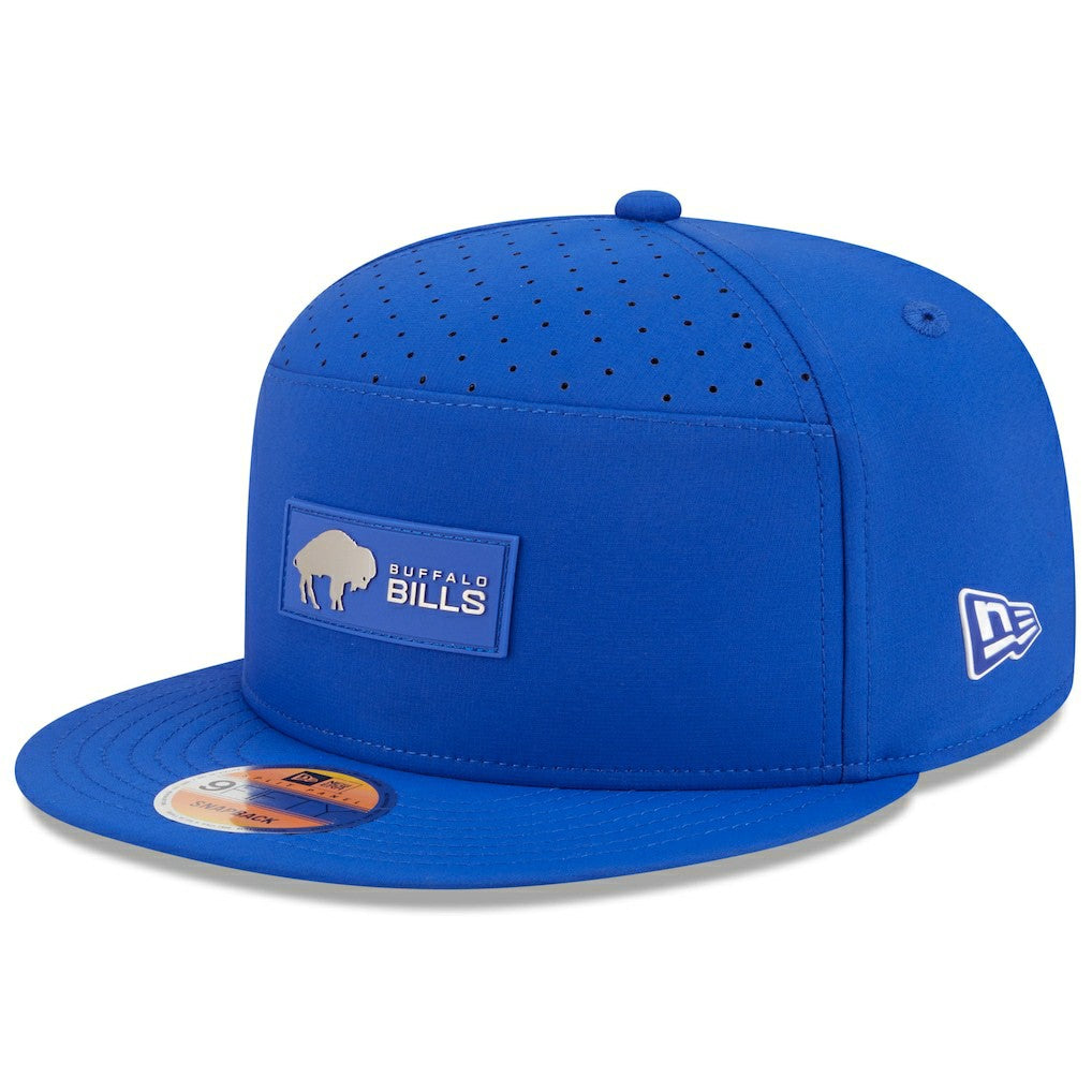 Buffalo Bills New Era 2025 Sideline Throwback Split Panel 9FIFTY Snapback Hat - Royal for sale