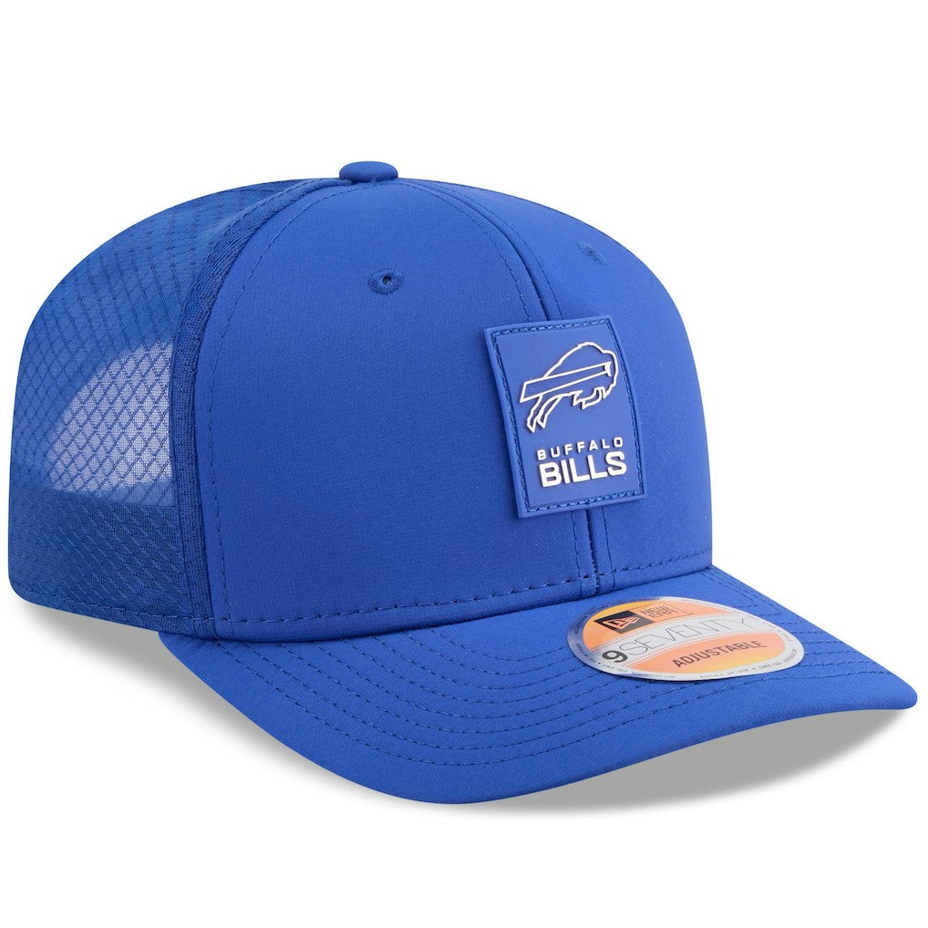 Buffalo Bills New Era 2025 Sideline 9SEVENTY Trucker Adjustable Hat - Royal cheap