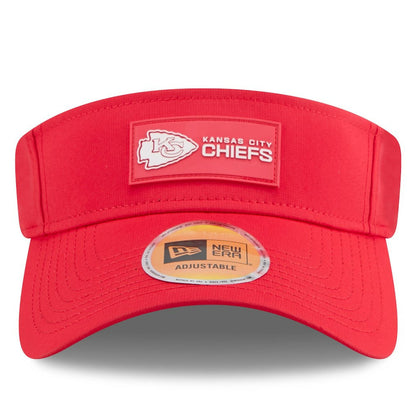 Kansas City Chiefs New Era 2025 Sideline Visor - Red sale