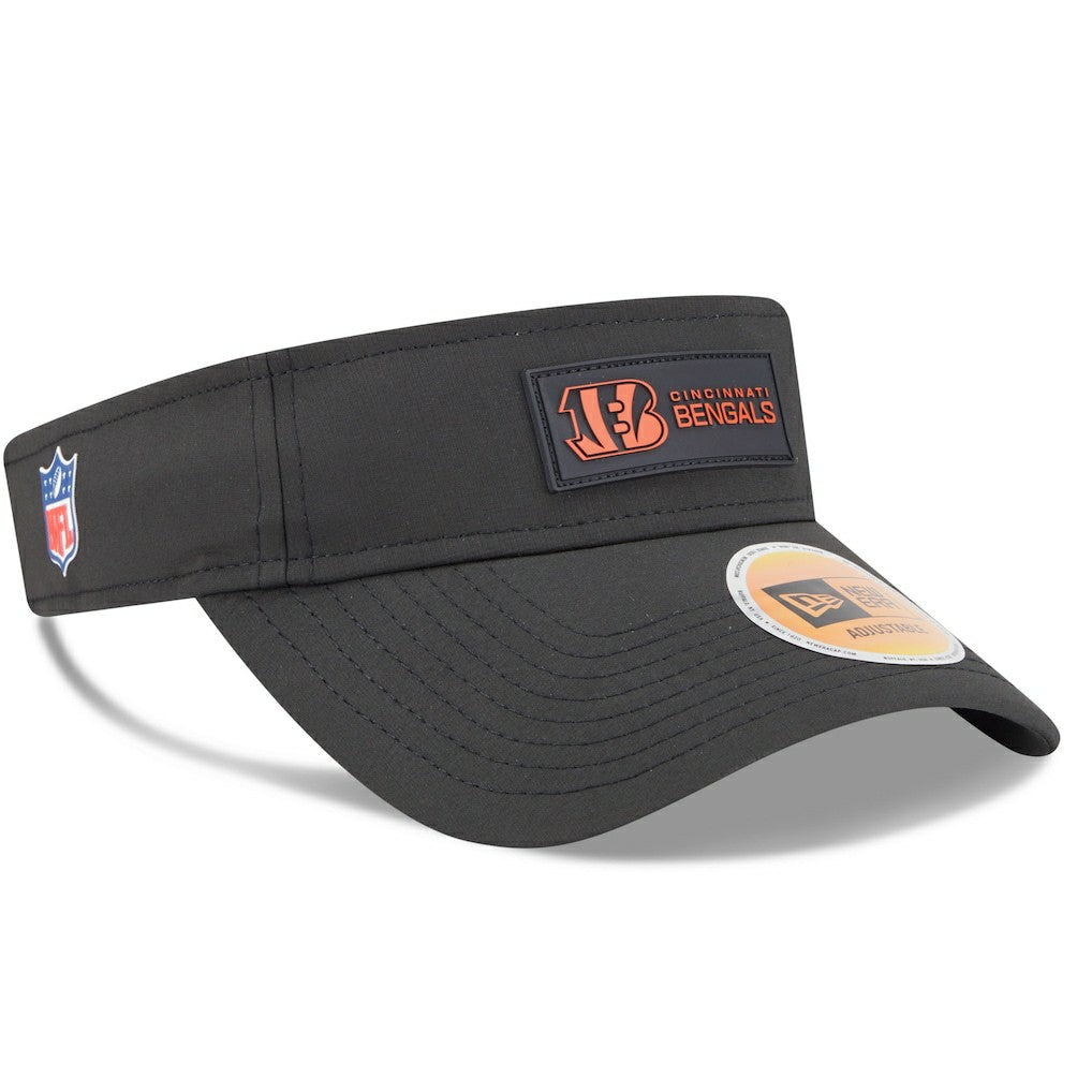 Cincinnati Bengals New Era 2025 Sideline Visor - Black cheap