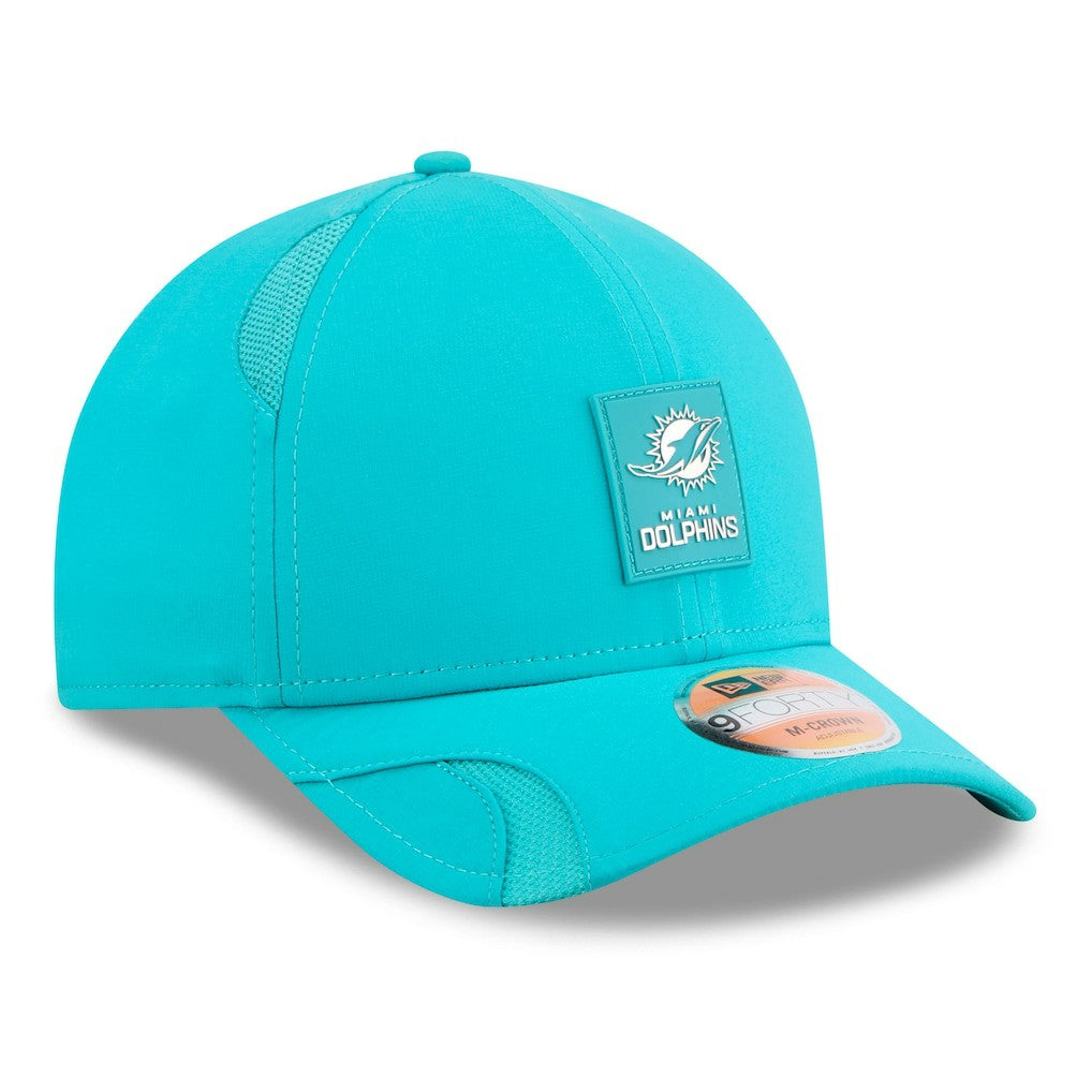 Miami Dolphins New Era Youth 2025 Sideline 9FORTY Adjustable Hat - Aqua online