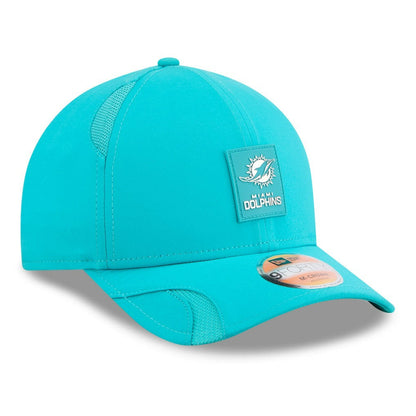 Miami Dolphins New Era Youth 2025 Sideline 9FORTY Adjustable Hat - Aqua online