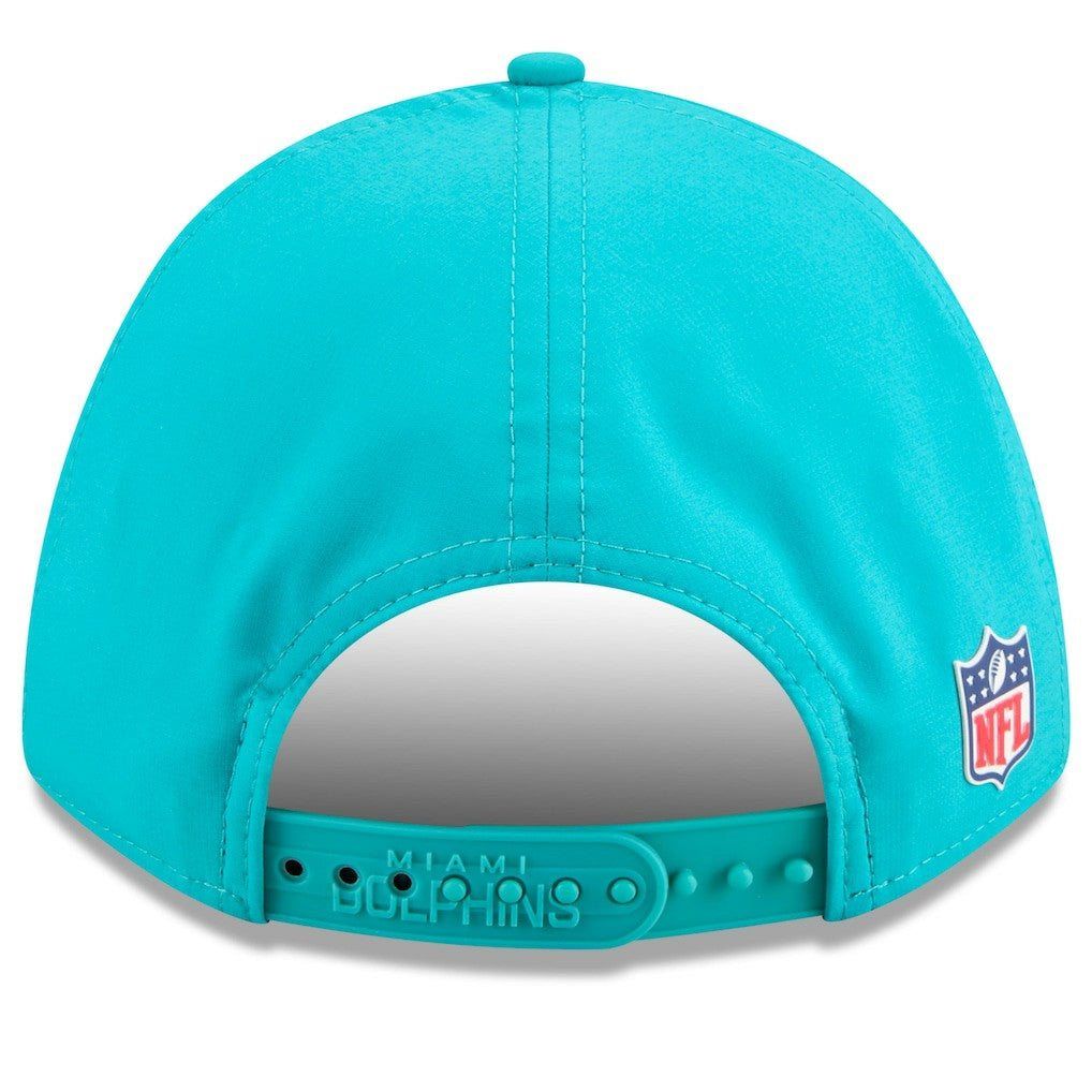 Miami Dolphins New Era Youth 2025 Sideline 9FORTY Adjustable Hat - Aqua online