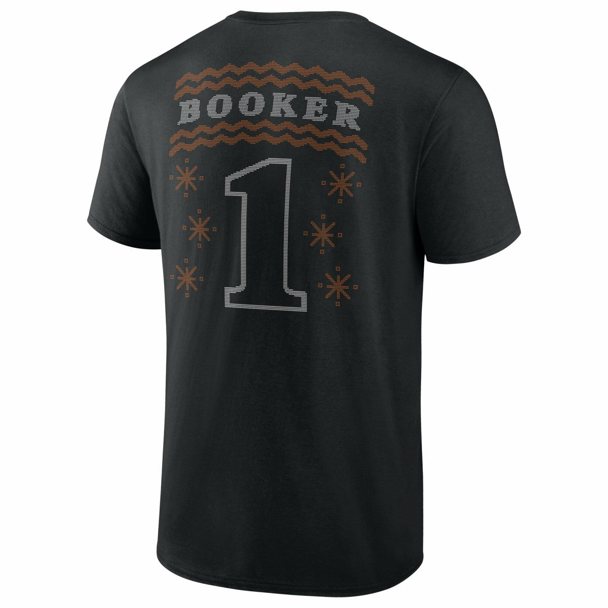 Devin Booker Phoenix Suns Ugly Sweater Name & Number T-Shirt - Black shop