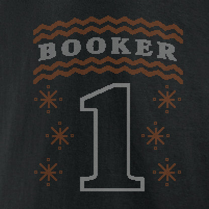 Devin Booker Phoenix Suns Ugly Sweater Name & Number T-Shirt - Black shop
