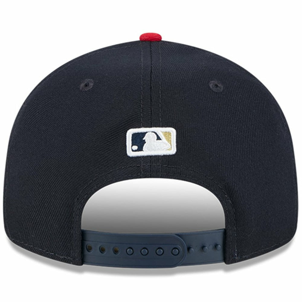 Washington Nationals Baseball Hall of Fame Retro Crown 9FIFTY Adjustable Hat - Navy/Red | New Era