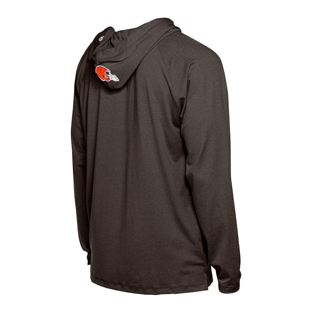 Cleveland Browns New Era Functional Fandom Hoodie - Brown for sale