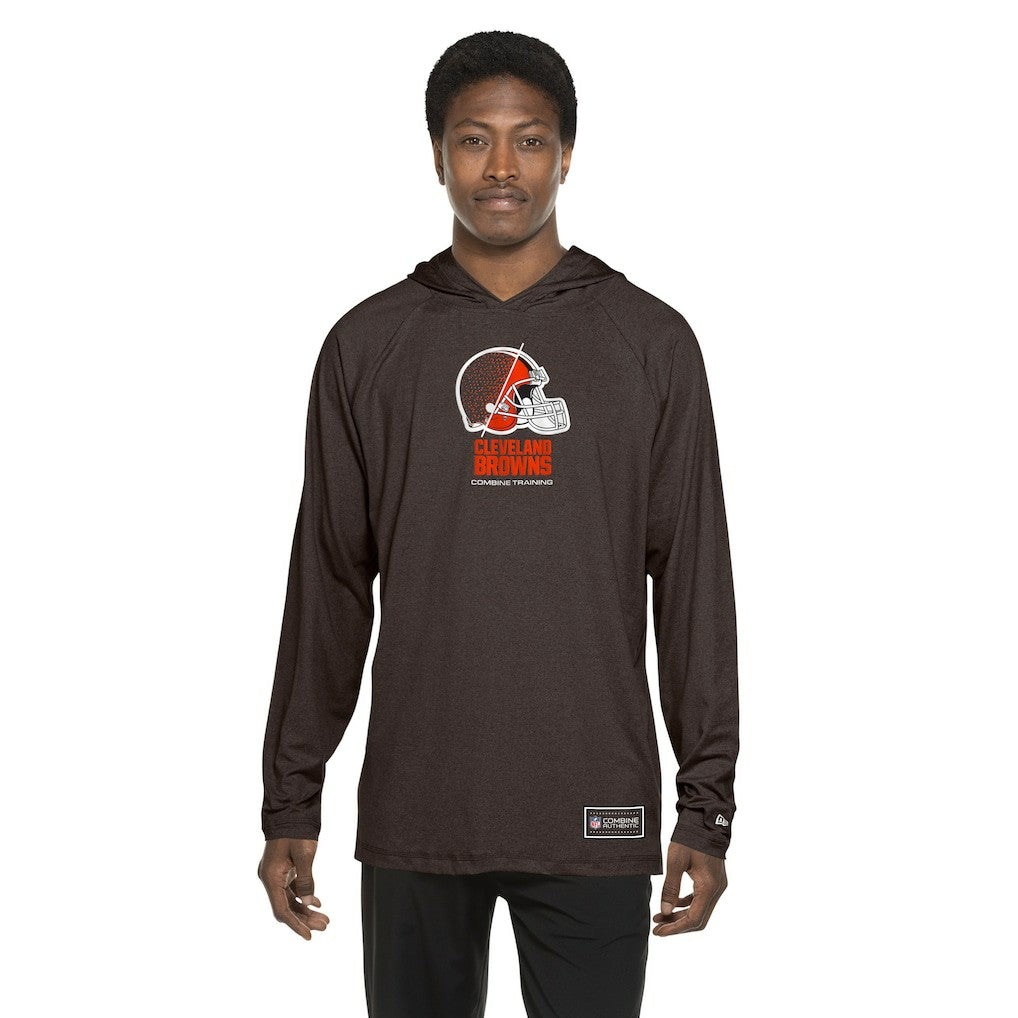 Cleveland Browns New Era Functional Fandom Hoodie - Brown for sale