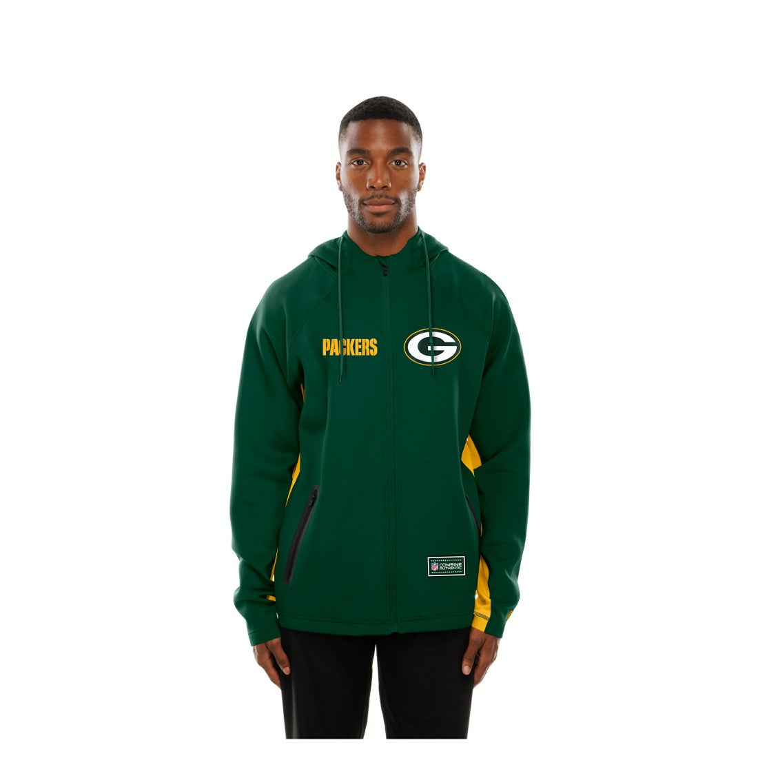 Green Bay Packers New Era Combine Authentic Raglan Scuba Full-Zip Hoodie - Green online
