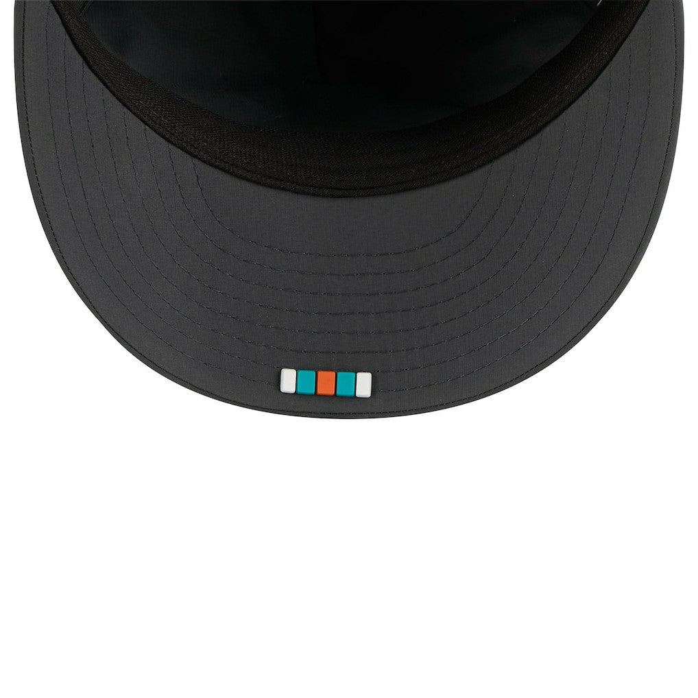 Miami Dolphins New Era 2025 Sideline Cold Weather Retro Crown 59FIFTY Fitted Hat - Charcoal online