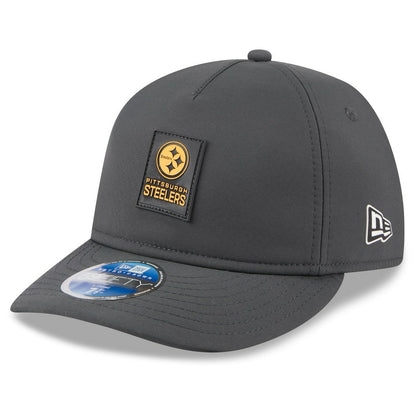 Pittsburgh Steelers New Era 2025 Sideline Cold Weather Retro Crown 59FIFTY Fitted Hat - Charcoal for sale