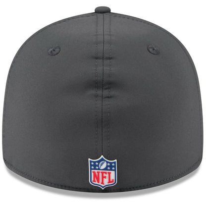 Pittsburgh Steelers New Era 2025 Sideline Cold Weather Retro Crown 59FIFTY Fitted Hat - Charcoal for sale