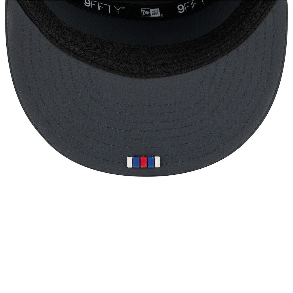 Buffalo Bills New Era 2025 Sideline Cold Weather Split Panel 9FIFTY Snapback Hat - Charcoal online