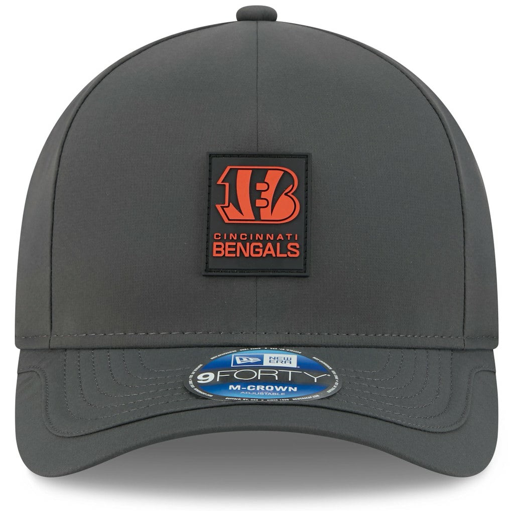 Cincinnati Bengals New Era 2025 Sideline Cold Weather 9FORTY M-Crown Adjustable Hat - Charcoal outlet