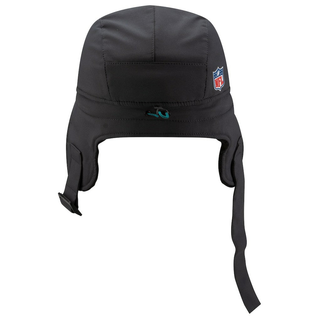 Miami Dolphins New Era 2025 Sideline Cold Weather Runner Dog Ear Adjustable Hat - Charcoal on sale
