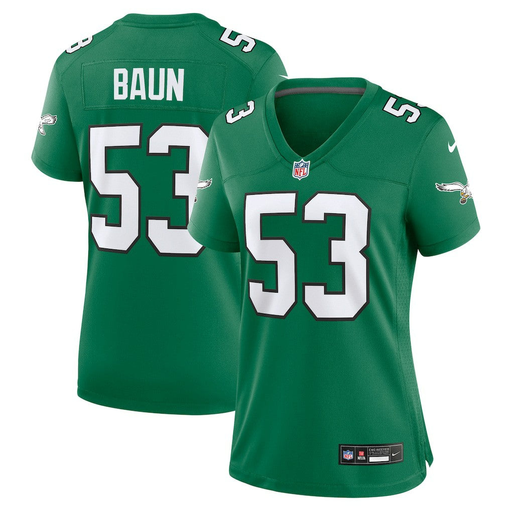 Zack Baun Philadelphia Eagles Women's Alternate Game Jersey - Kelly Green | Nike for sale