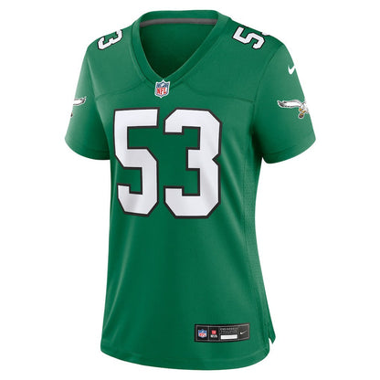Zack Baun Philadelphia Eagles Women's Alternate Game Jersey - Kelly Green | Nike for sale