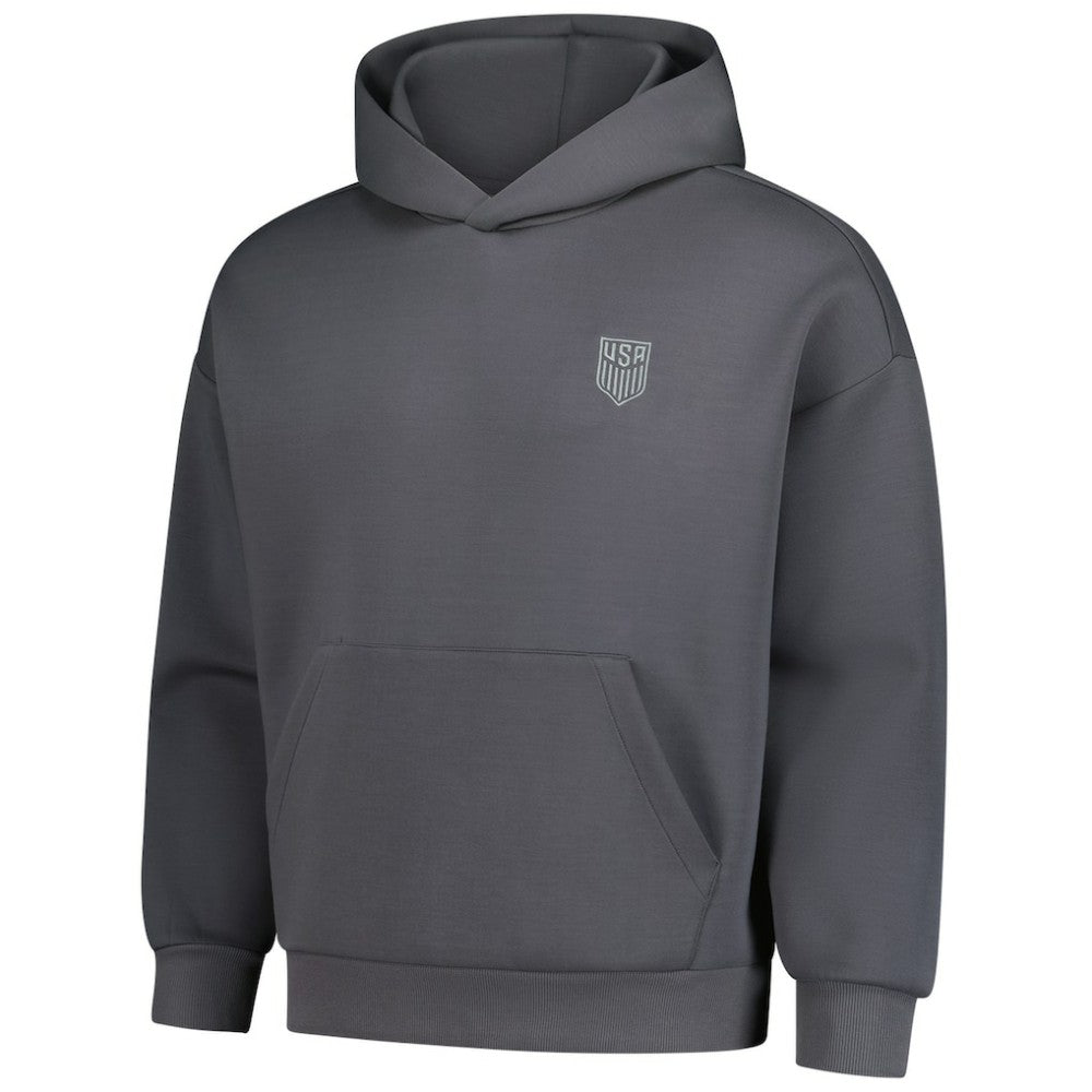 USMNT Levelwear Luxe Signature Tri-Blend Pullover Hoodie - Gray discount