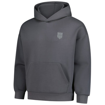 USMNT Levelwear Luxe Signature Tri-Blend Pullover Hoodie - Gray discount