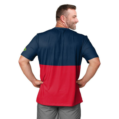 Boston Red Sox FOCO Big Logo Mascot T-Shirt - Navy/Red
