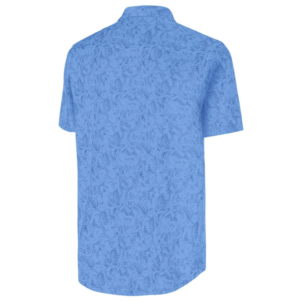 Texas Rangers Antigua Cactus Spring Training Lush Button-Up Shirt - Powder Blue