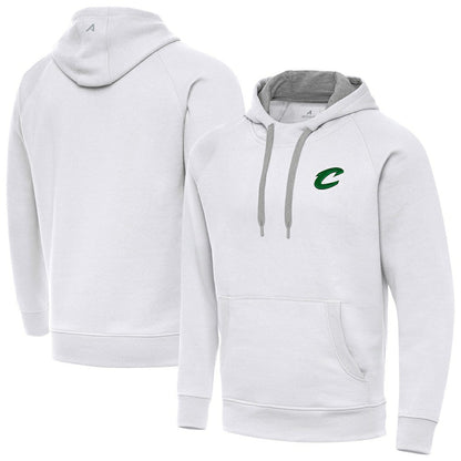 Cleveland Cavaliers Antigua St. Patrick's Day Victory Raglan Pullover Hoodie - White on sale