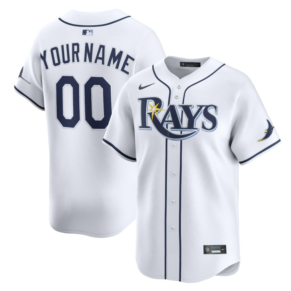 Tampa Bay Rays Home Limited Custom Jersey - White | Nike