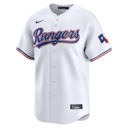 Texas Rangers Home Limited Custom Jersey - White | Nike