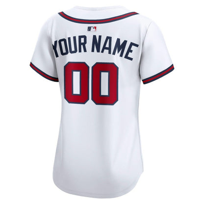 Atlanta Braves Women's Home Limited Custom Jersey - White | Nike